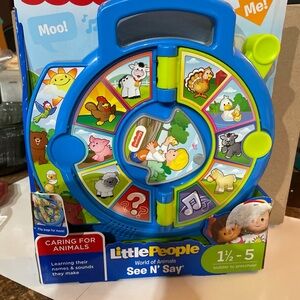 Fisher-Price Little People World of Animals See ‘n Say Toddler Musical Learning